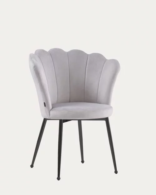 Chaise Nymphea gris x Black