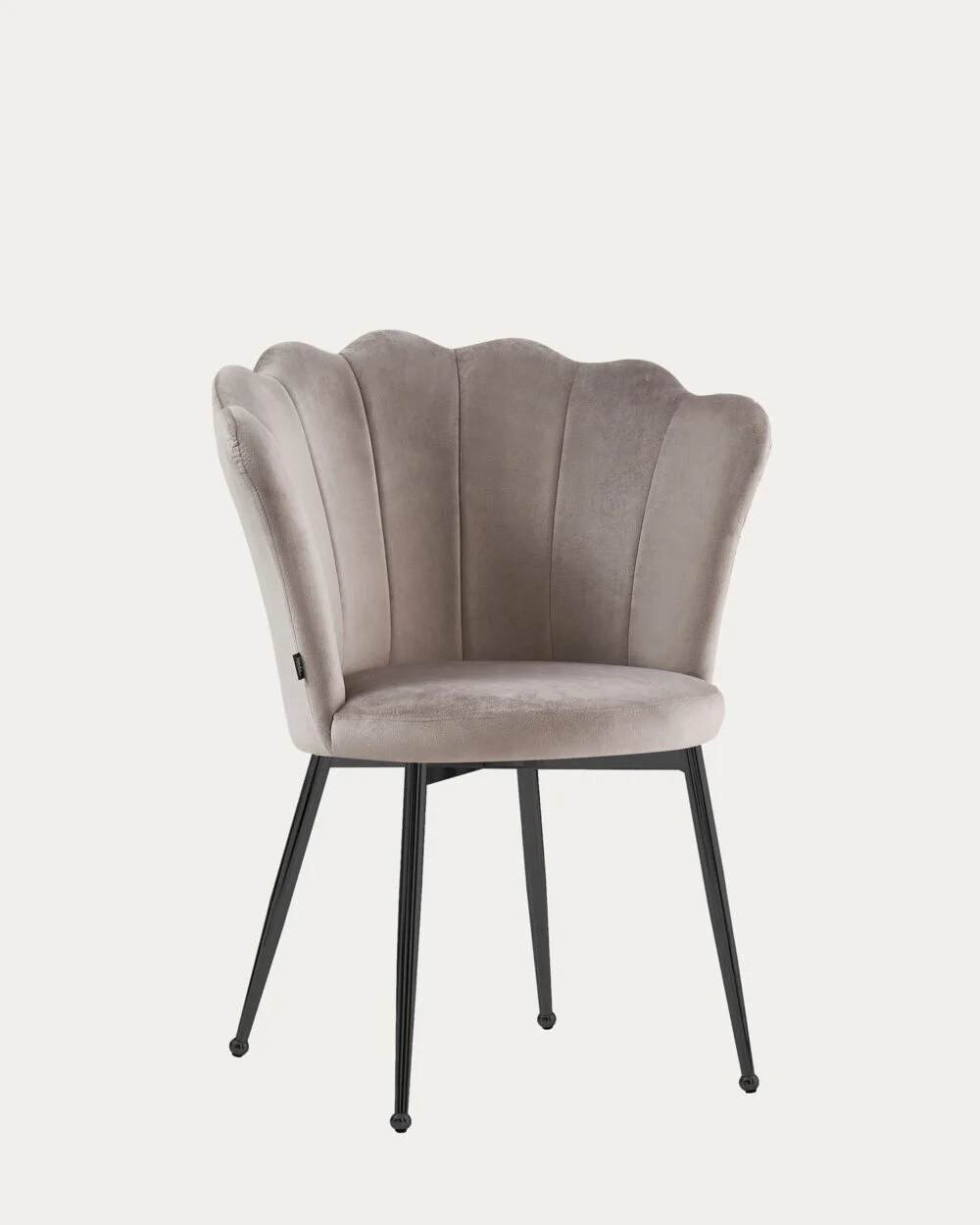Chaise Nymphea taupe x Black