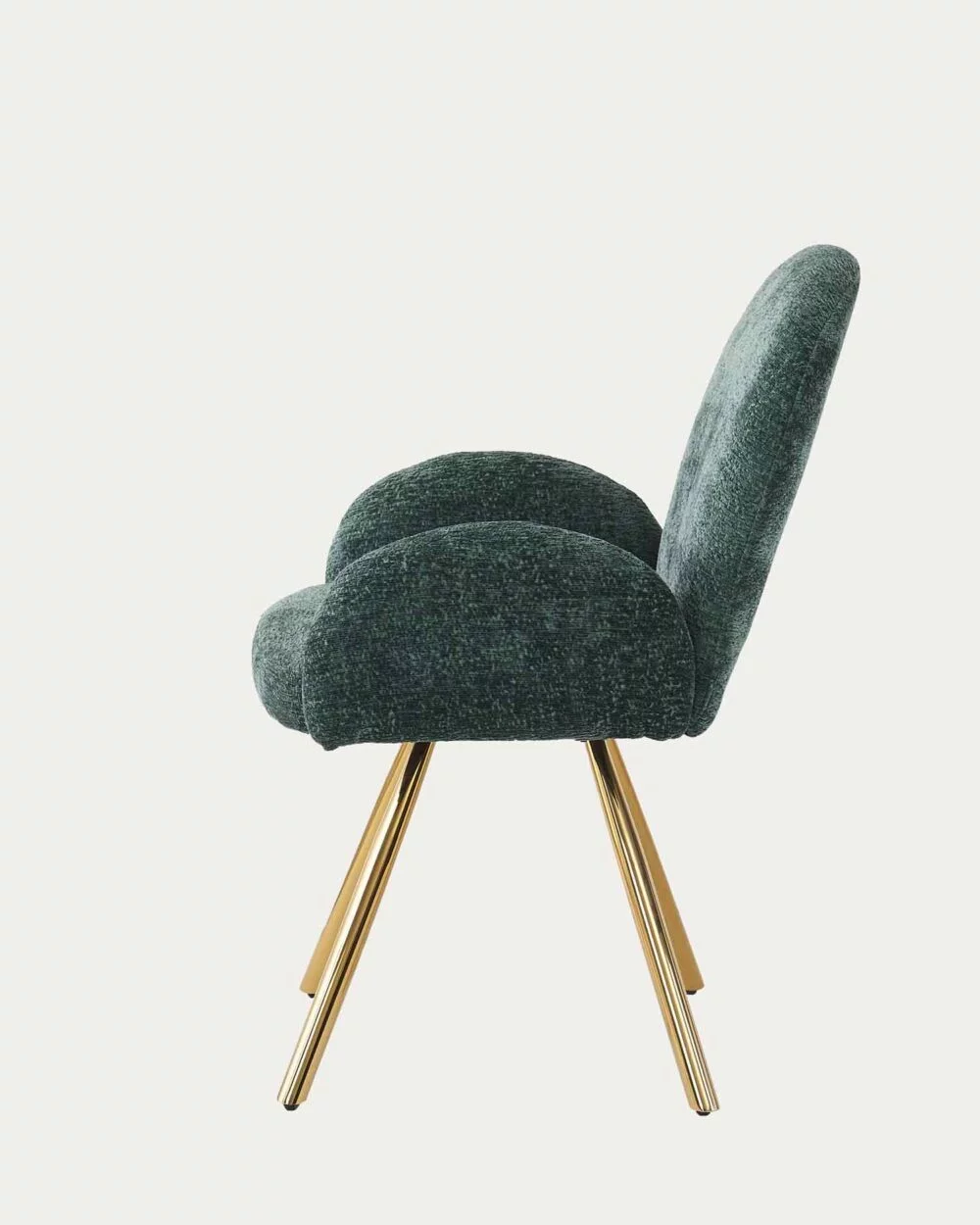 Chaise Mimi vert sapin x Gold – Image 2
