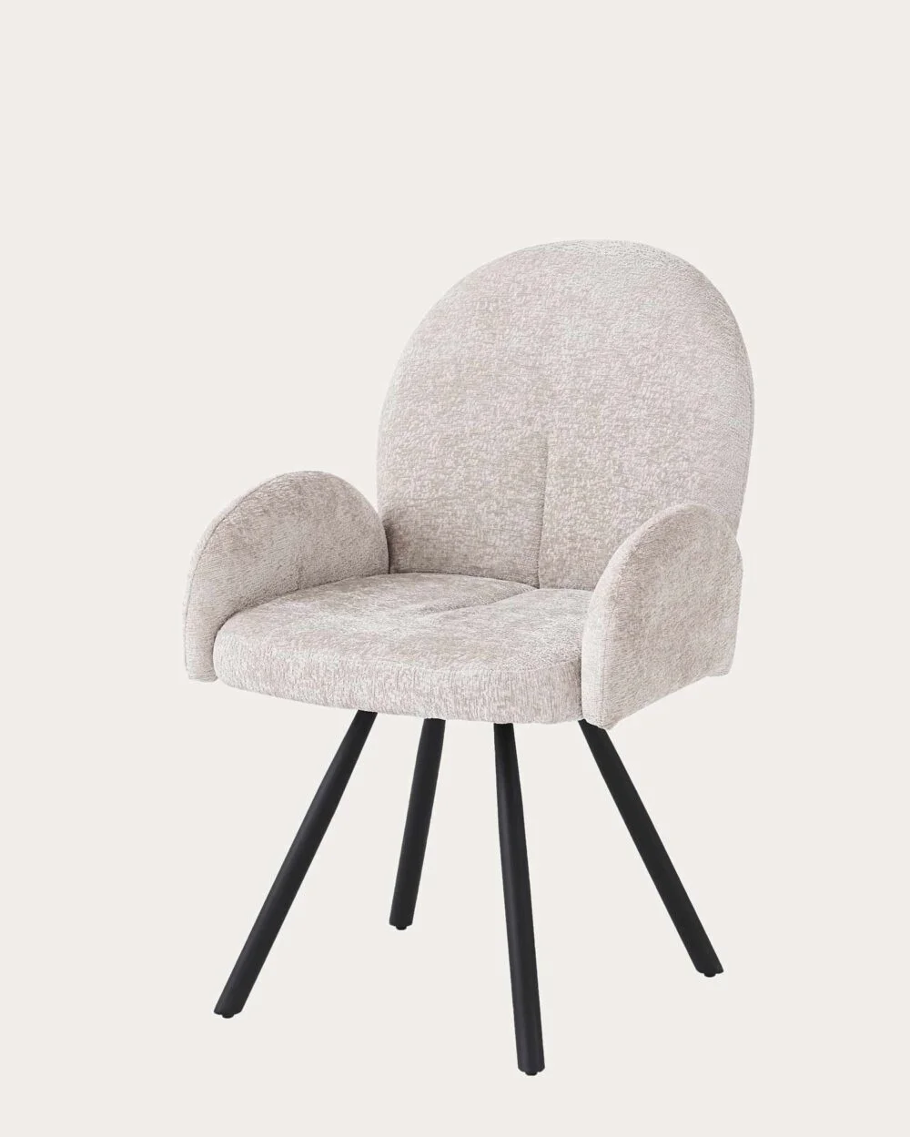 Chaise Mimi Velours Moka x Black