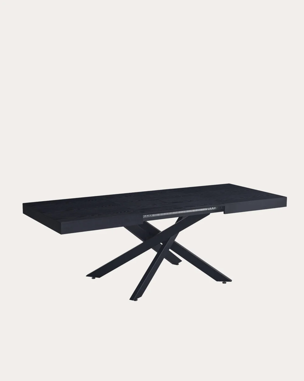 Table a manger extensible Balni | Bois noir x Black | Extensible | 140-220cm