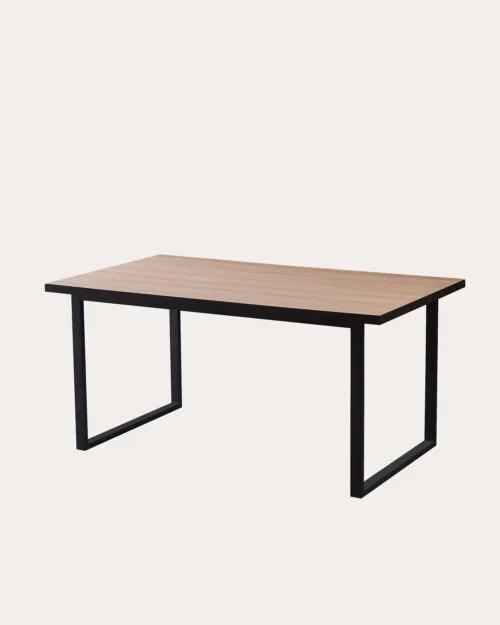 Table a manger belgrade | chêne griffé x Black | Rectangle | 160cm