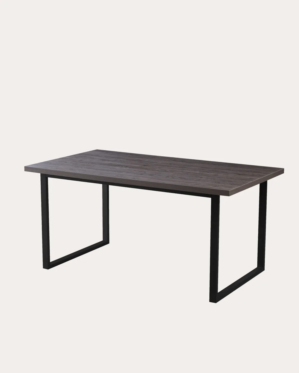 Table a manger belgrade | chêne griffé Gris x Black | Rectangle | 160cm