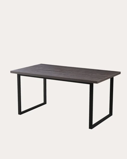 Table a manger belgrade | chêne griffé Gris x Black | Rectangle | 160cm