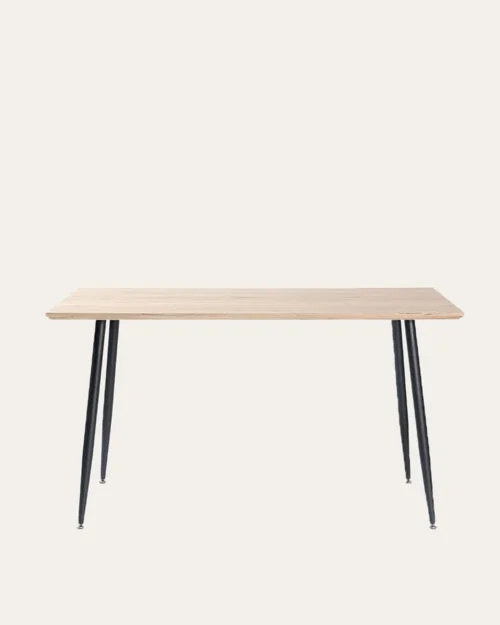 Table a manger Ammo | Wood x Black | Rectangle | 120cm