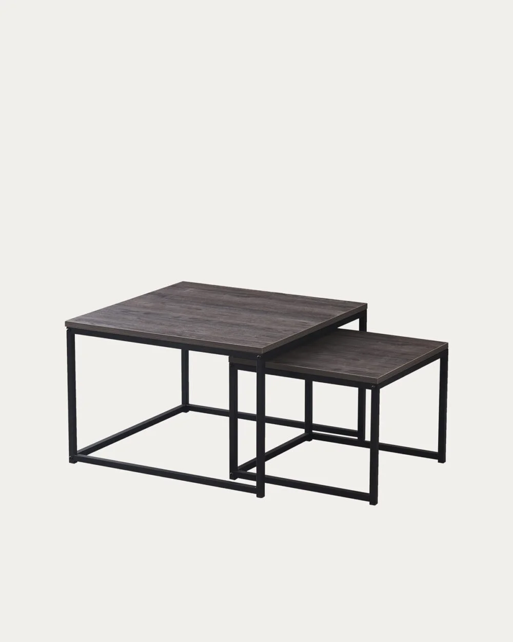 Table basse Belgrade | bois gris x black