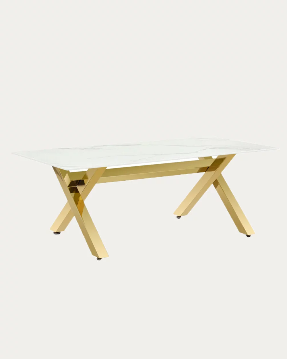 Table basse Ixe | Marbre blanc x gold