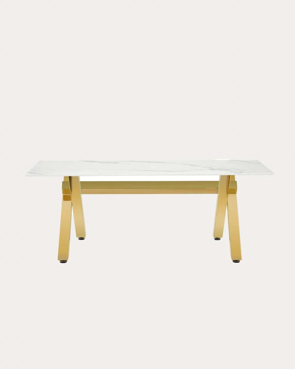 Table basse Ixe | Marbre blanc x gold – Image 2
