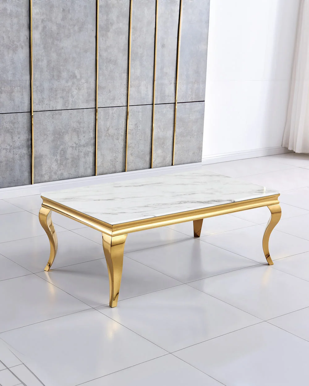 Table basse Baroque | Blanc x Gold – Image 3